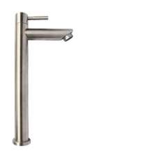 Wash and wash basin faucet. Faucet. Washbasin faucet. High Countertop Basin Faucet 304 Stainless Steel High Foot Single Cold Basin Faucet