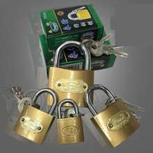 One word imitation copper padlock Yongpan 75mm lock household anti-pry wardrobe lock multi-lock model manufacturer