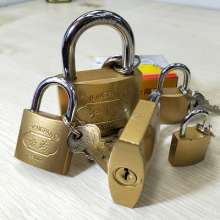 Yongpan imitation copper embossed padlock 63mm home security anti-theft specifications complete padlock spot