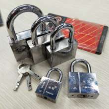 [Place of origin square lock] iron chrome plated square blade household lock head blade lock complete specifications iron padlock sample