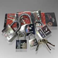 [Place of origin square lock] iron chrome plated square blade household lock head blade lock complete specifications iron padlock sample