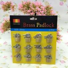 [Source copper padlock] 25mm pure copper lock dormitory mini lock student bag lock factory direct sales