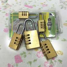 [Code of origin gym code padlock] 214 four-digit code lock all copper small digital lock manufacturer