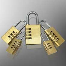 [Code of origin gym code padlock] 214 four-digit code lock all copper small digital lock manufacturer