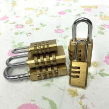 [Three-digit combination lock of origin] 283 luggage code padlock All copper gym code padlock manufacturer