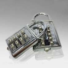 【产地货源密码锁】40mm挂锁 按键密码锁 合金密码挂锁厂家