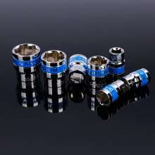 32-piece blue belt sleeve set. Ratchet wrench socket set tool. Auto repair special repair tool set