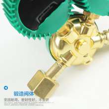 Shockproof Oxygen Meter Fine Leather Case Anti-fall Oxygen Pressure Reducer Full Copper Oxygen Acetylene Table Oxygen Pressure Reducer