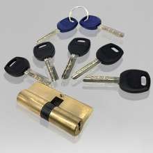 [Origin source copper lock core] AB rubber handle core specifications are complete Household anti-theft door lock core copper plant