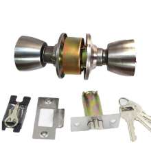 588SS steel brushed ball lock indoor door lock bathroom lock room door lock exterior door lock ball lock