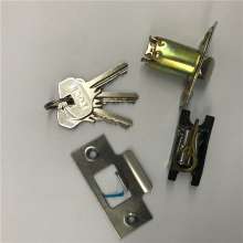 3518SS steel brushed zinc alloy handle ball lock zinc alloy gold between guns shape lock indoor door lock bathroom lock room door lock exterior door lock ball lock