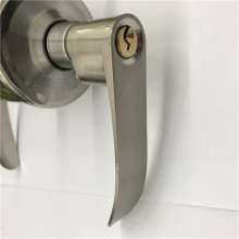 3518SS steel brushed zinc alloy handle ball lock zinc alloy gold between guns shape lock indoor door lock bathroom lock room door lock exterior door lock ball lock