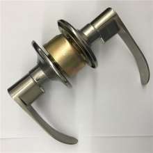 3518SS steel brushed zinc alloy handle ball lock zinc alloy gold between guns shape lock indoor door lock bathroom lock room door lock exterior door lock ball lock