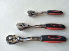 Wholesale 72 teeth curved handle mirror quick wrench 1/4 3/8 .1 / 2 fast ratchet wrench. Factory direct sales