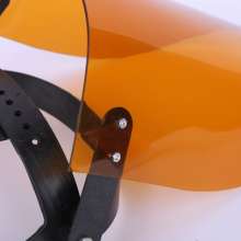 Plexiglass mask, welding protective mask, impact-proof and splash-proof transparent half mask