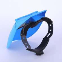 Portable automatic dimming mask anti-shock anti-splash protective mask electric welding protective mask