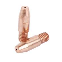 Red copper conductive nozzle 1.0 special connector two protection welding gun copper specifications complete conductive nozzle