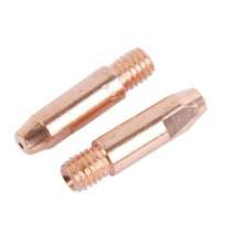 Red copper conductive nozzle 1.0 special connector two protection welding gun copper specifications complete conductive nozzle