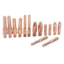 Red copper conductive nozzle 1.0 special connector two protection welding gun copper specifications complete conductive nozzle