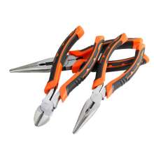 Welding and cutting wholesale wire cutter 8 inch industrial grade pliers 45 # special steel needle nose pliers diagonal nose pliers