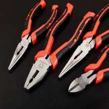 Welding and cutting wholesale wire cutter 8 inch industrial grade pliers 45 # special steel needle nose pliers diagonal nose pliers