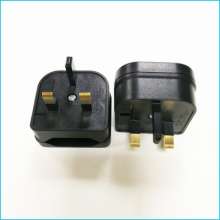 Direct plug European conversion plug, BS-5732 Black White European conversion plug