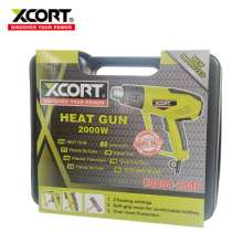 XCORT hot air gun adjustable temperature digital display handheld high power industrial 2000W plastic hot air welding gun factory direct sales