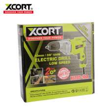 XCORT low-speed electric drill high-power portable pistol drill multi-function wood aluminum perforated factory direct sales