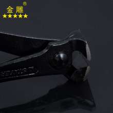 Golden carving end cutting nail puller nutcracker vise pliers rivet pliers labor-saving nail puller German end cutting pliers vise
