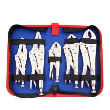 Golden Eagle Vigorous Pliers Set 5 Piece Set Square Mouth Round Mouth Round Mouth C-type Oxford Cloth Bag Vigorous Clamp Set Package