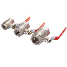 Thickened high temperature and high pressure outlet threaded pipe 4 minutes 6 minutes 1 inch 3 inch brass plating ball valve