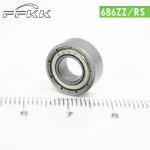 Supply of miniature bearings. Bearings. Hardware tools. 686ZZ / RS 6 * 13 * 5 bearing steel high carbon steel. Zhejiang Cixi factory direct supply