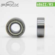 Supply of miniature bearings. Bearings. Hardware tools. 686ZZ / RS 6 * 13 * 5 bearing steel high carbon steel. Zhejiang Cixi factory direct supply