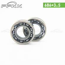 Supply miniature bearings 686 open type. Bearings. Hardware tools. Casters. 6 * 13 * 3.5 bearing steel high carbon steel. Direct supply from Zhejiang Cixi factory