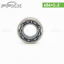 Supply miniature bearings 686 open type. Bearings. Hardware tools. Casters. 6 * 13 * 3.5 bearing steel high carbon steel. Direct supply from Zhejiang Cixi factory