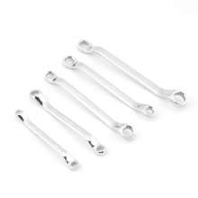 Golden carved plum wrench Spanner wrench Double-ended wrench Glasses wrench Double-ended plum wrench Wrench handle