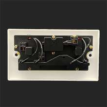 146 type two 13A Hong Kong United Kingdom British standard socket with light two open British British standard PC panel British switch square plug socket 86 type UK square foot square hole switch sock