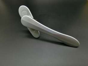 High-end window screen integrated square shaft handle / high-quality zinc alloy handle / screen window special handle / flat sword handle FH-009