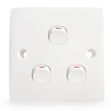 Songkai 2.0 series industrial socket 86 type nail ABS material white British standard European standard wall switch socket switch panel