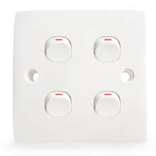 Songkai 2.0 series industrial socket 86 type nail ABS material white British standard European standard wall switch socket switch panel