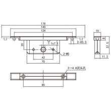 Spot door and window lock transmission box / zinc alloy transmission lock box / 20 zinc alloy lock box / home door and window transmission lock LC-20