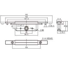 The new mute lock box / zinc alloy transmission box / advanced transmission / swing door and window lock box