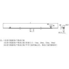 Factory direct door and window hardware transmission rod / stainless steel transmission rod with T nail / various specifications optional transmission rod TR-014