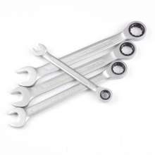 Gold carving sandblasting ratchet dual-purpose wrench, open-end wrench, multi-purpose wrench, open-end wrench, universal automatic wrench
