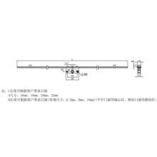 Factory direct sales aluminum alloy window push-pull actuator / box-type translational transmission lever with lock / window linkage lever TR-012