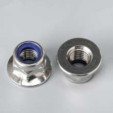 304 stainless steel nut DIN6926 nylon lock nut hexagonal flange lock nut square nut stainless steel square nut nut