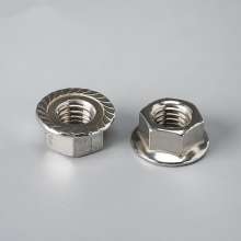304 stainless steel hexagonal flange nut stainless steel nut hexagonal flange nut anti-slip tooth lock nut hexagon lock flange nut square nut stainless steel square nut nut