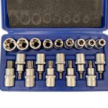 1/2 19PC Chrome Vanadium Steel Pressed Sleeve Tool Set / Sleeve / Mechanical Auto Repair / Household Tool Set