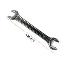 Dual-purpose open-end wrench Custom hardware tool galvanized wrench 6pc plastic frame dual-purpose wrench set metric