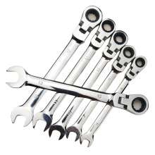 12PC movable head fixed head dual-purpose ratchet wrench set opening plum blossom fast machine repair auto repair wrench